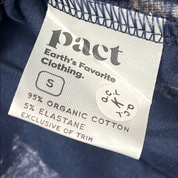 NEW PACT S Shell Stripe/Floral Charm Navy Helena Crossback Mini Dress Pockets - Picture 9 of 13